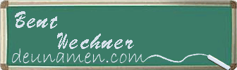 Bent Wechner Visitenkarte